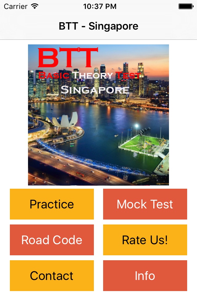 BTT Basic Theory Test for Singapore Driving - Prepare Driving Theory Test screenshot 2