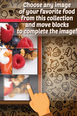 Food Slide Puzzle Blocks – Start Sliding & Swiping Tiles To Complete Jigsaw Pictures screenshot 2