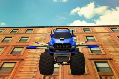 Futuristic Flying Monster Car Driving screenshot 2