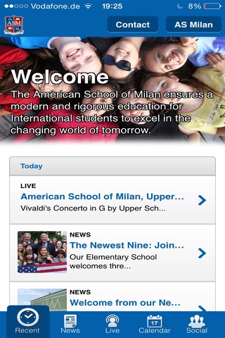 American School of Milan screenshot 2