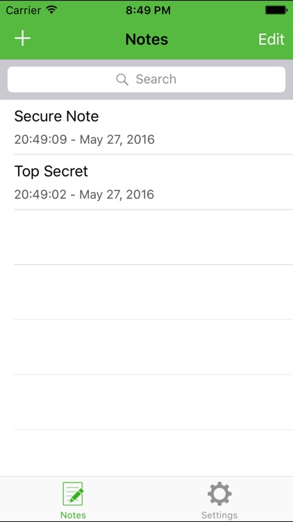 Easy Note To List - Secure your Notes with password protection