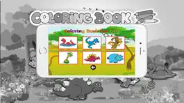 Game screenshot Coloring books (Dinosaur) : Coloring Pages & Learning Educational Games For Kids Free! apk