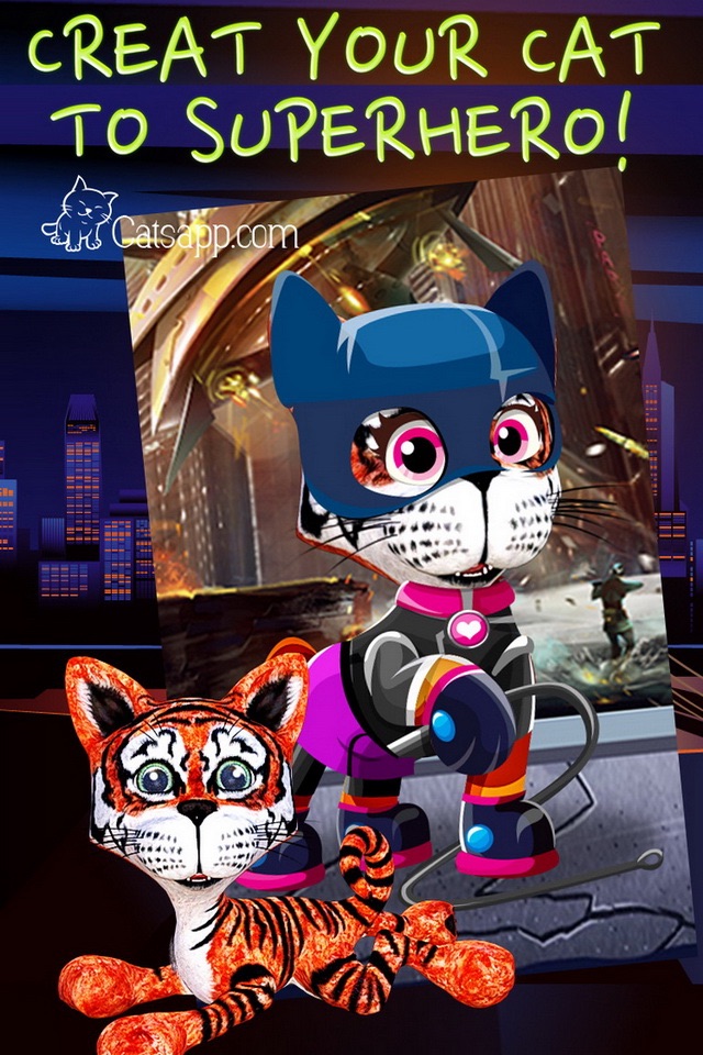 Super Hero Cat and Dog Guards Creator - Go Dress Up Superhero Pet Games for Free screenshot 2