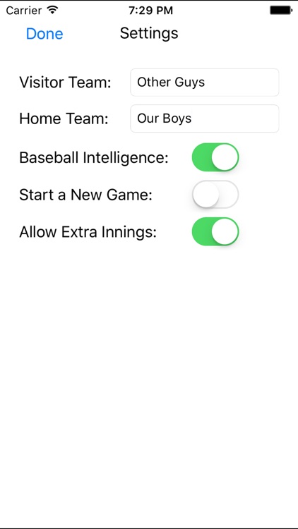 Score Keeper Baseball: Basic