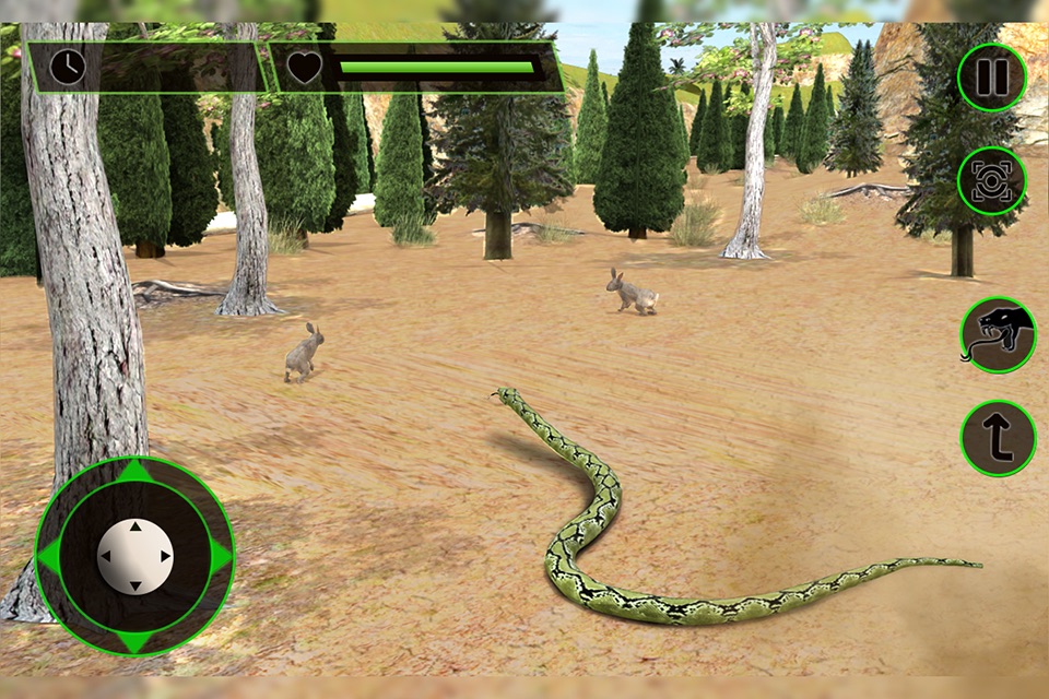 Real Flying Snake Attack Simulator: Hunt Wild-Life Animals in Forest screenshot 2