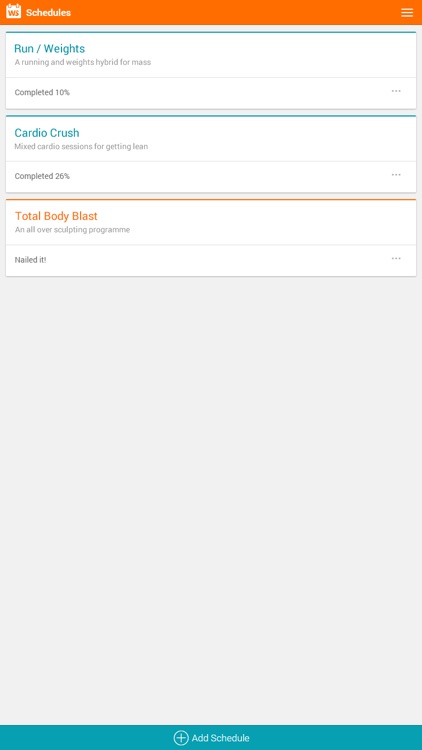 Workout Scheduler