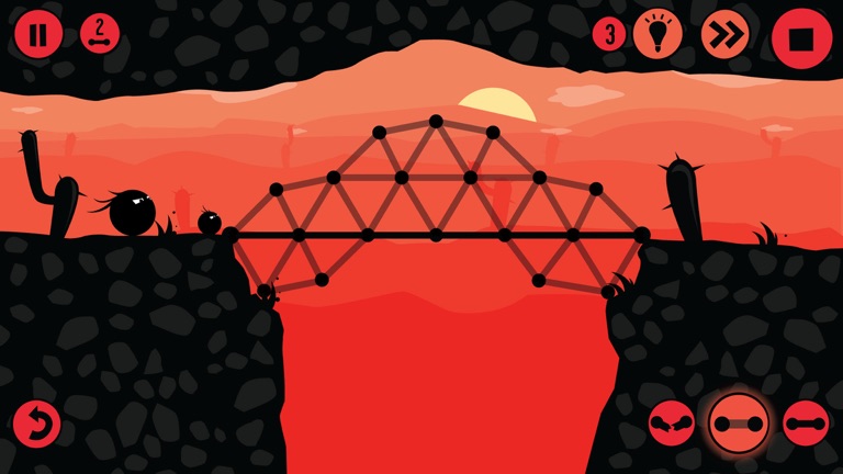 【图】Fat Dots Bridge Builder – Two Dots on The Dangerous Journey(截图1) 【图】Fat Dots Bridge Builder – Two Dots on The Dangerous Journey(截图1)