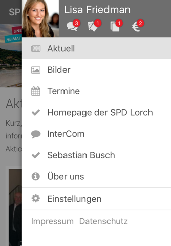 SPD Ortsverein Lorch screenshot 2