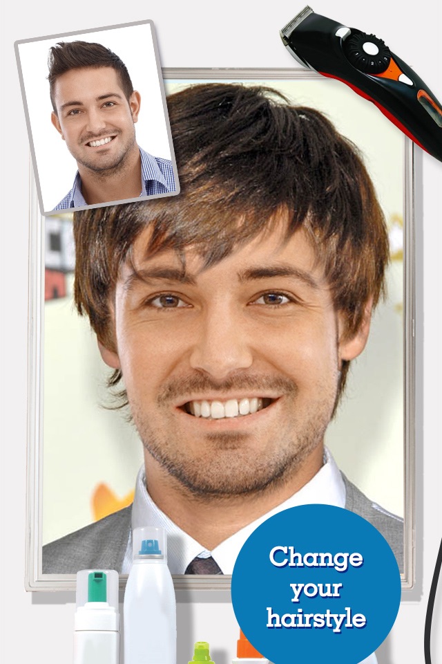 FACEinHOLE® Hairstyles for Men - Change your haircut and try a cool new look screenshot 4