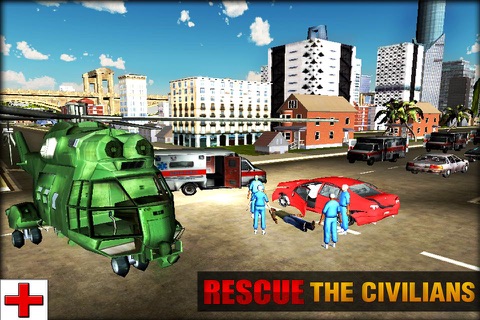 911 City Ambulance Rescue 3D - Emergency Vehicle Driving Test Run Game screenshot 2