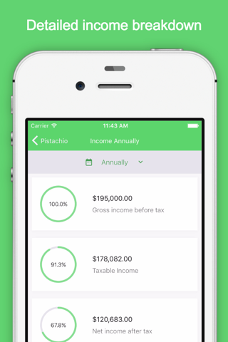 Pistachio - Personal Tax Calculator screenshot 3