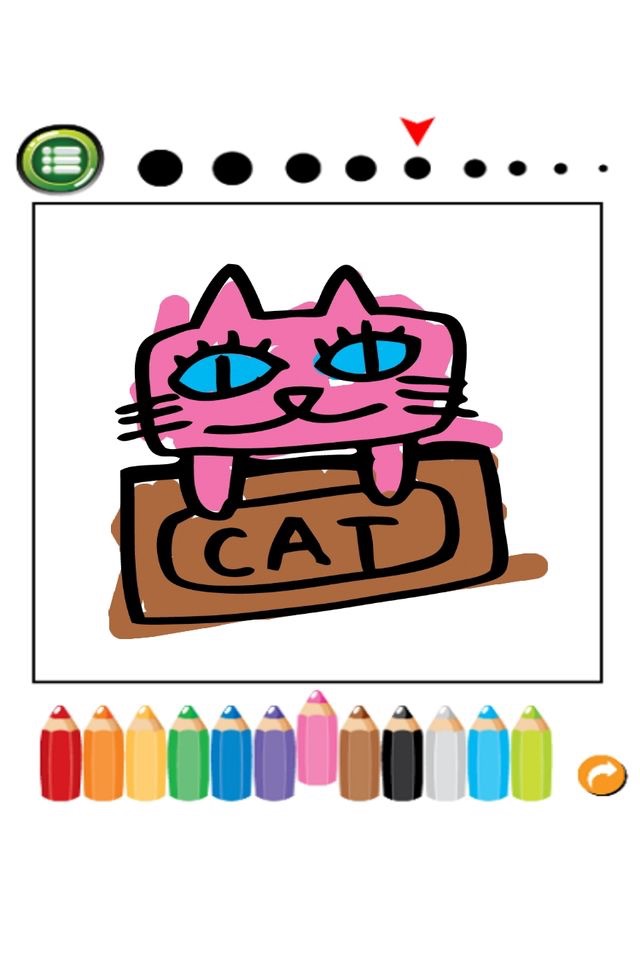 Hand Draw Cat Lover Coloring Book screenshot 4