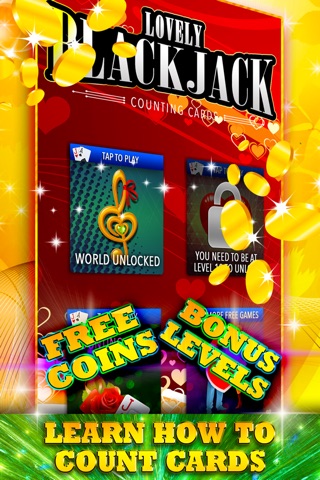 Lovely Blackjack: Be the lucky card counter and win lots of Valentine's Day treats screenshot 2