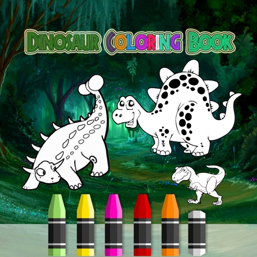 Dinosaur Coloring Books