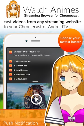 Watch Anime online: Video Cast for Chromecast Browser Streaming screenshot 3