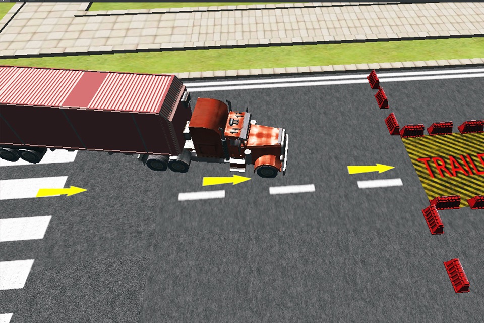 Truck Parking Simulator Crazy Trucker Driving Test screenshot 4