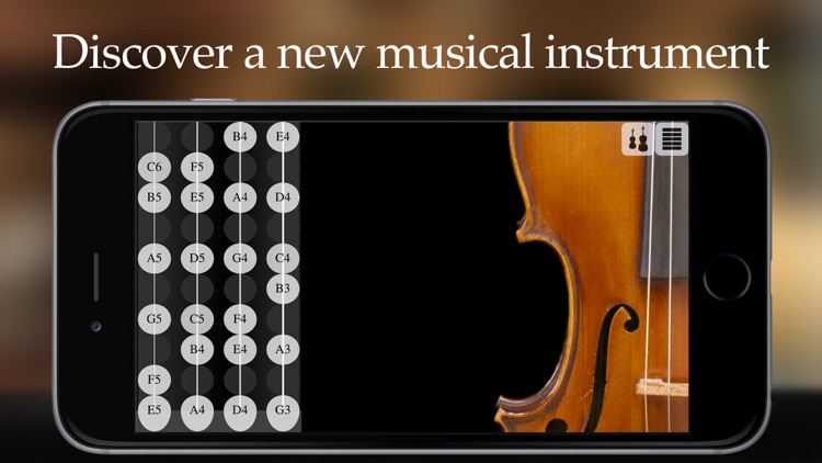 FingerFiddle - Play music like on a real violin