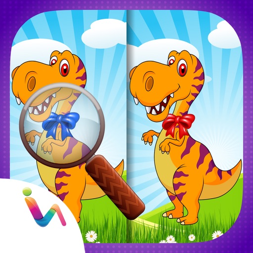 Dinosaurs Spot the Differences Game iOS App