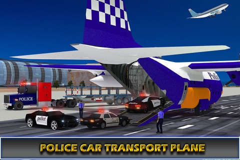 Police Airplane Transporter – Dog, Horse & Prisoner Cargo Simulator Pro screenshot 3