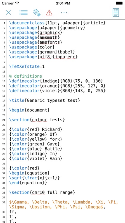 Texpad : LaTeX editor