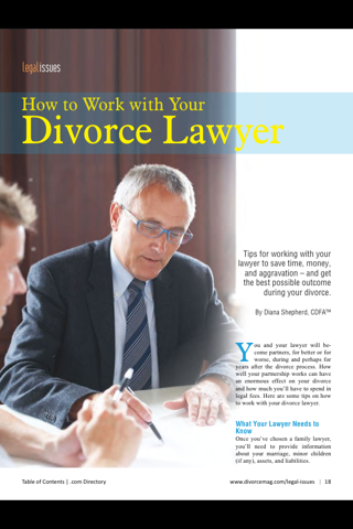 Indiana Divorce Magazine screenshot 2