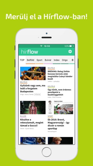Hírflow - friss hírek(圖4)-速報App