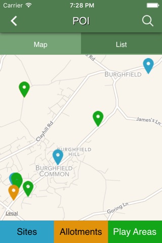 Burghfield Parish Council screenshot 2