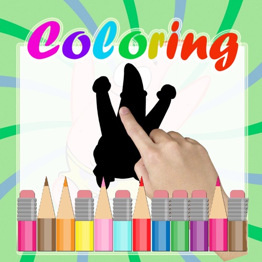 Paint Coloring Book Kids Game Patrick Spongeb Version iOS App