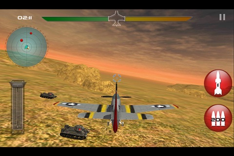 Modern  War Plane Combat Air Attack - 3D Fighter Airplanes Flight Simulator screenshot 3