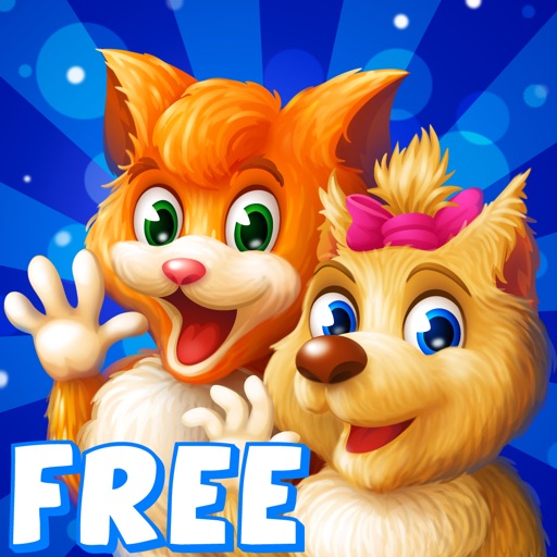 Cat and Dog Adventure Free - games for kids iOS App