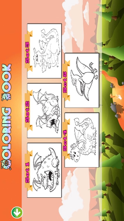 Little Dragon Coloring Pages Kids Painting Game