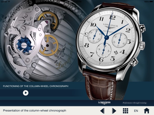 LONGINES COLUMN-WHEEL CHRONOGRAPH APPLICATION(圖3)-速報App