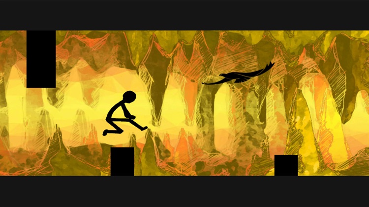 Stick-Man Cave Runner Free