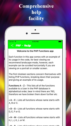 Php Functions Reference Free Im App Store