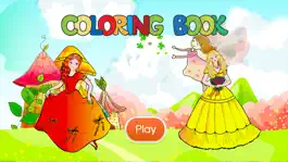 Game screenshot Princess Girls Coloring Book - All in 1 cute Fairy Tail Drawing and Painting Colorful for kids games free mod apk