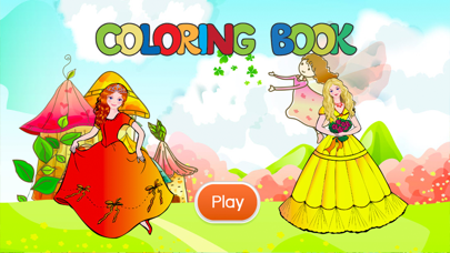 How to cancel & delete Princess Girls Coloring Book - All in 1 cute Fairy Tail Drawing and Painting Colorful for kids games free from iphone & ipad 1