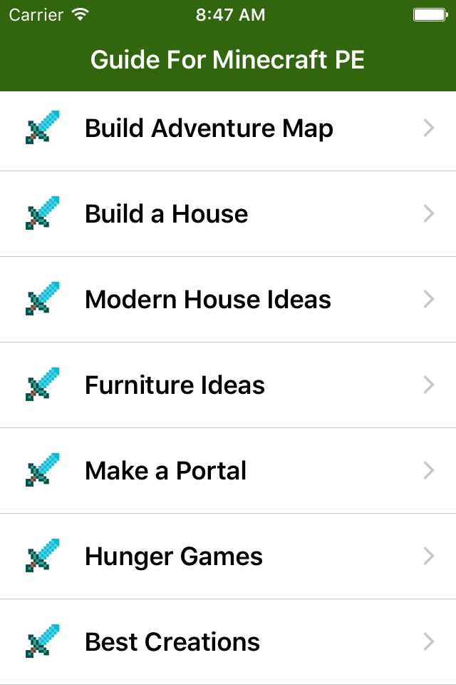 Guide - for Minecraft Pocket Edition (PE) screenshot 3