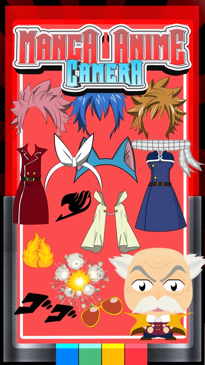 Manga & Anime Sticker Camera : Super Fashion Photo Booth Dress Up For Fairy Tail Style screenshot-3