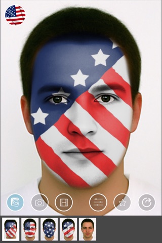 Flag Face for Copa America 2016 screenshot 4