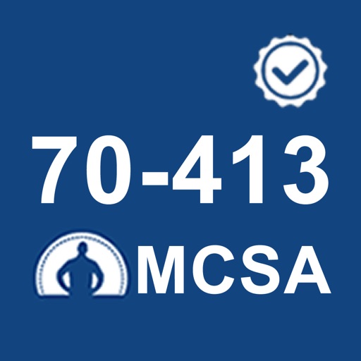 MCSA70-413 Real Exam Simulator: Designing and Implementing a Server Infrastructure icon