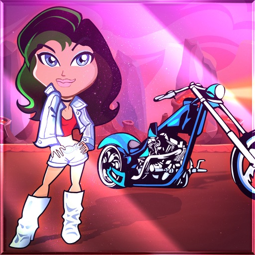 Girl Moto Racing icon