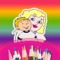 The Best Colouring Book For Kids - Making the Persons Colorful  For Mother 's Day