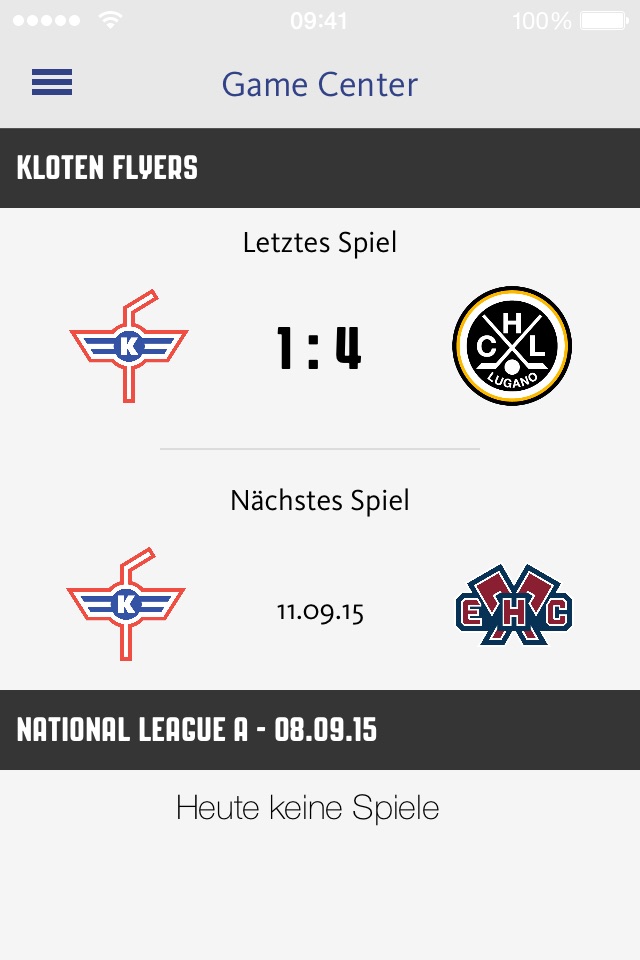 EHC Kloten screenshot 2