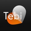 Tebi - Text behind image