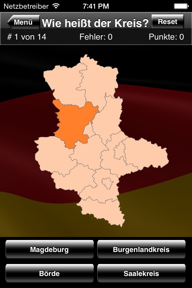 Germany Map Quiz screenshot 3