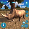 African Wildlife Rhino Savanna