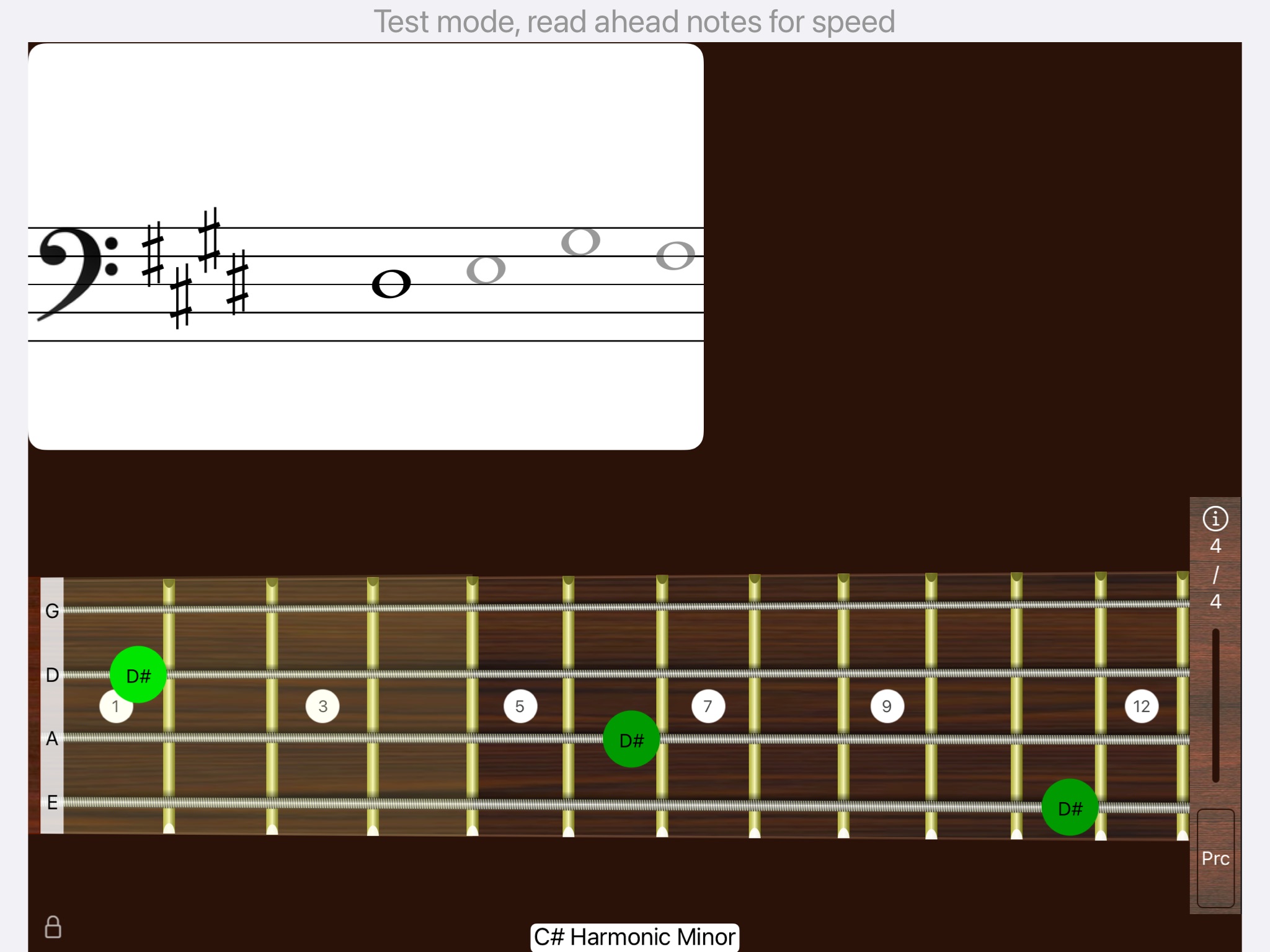 Bass Sight Reading Trainer screenshot 2