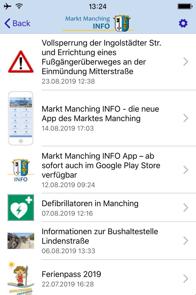 Markt Manching INFO screenshot 2