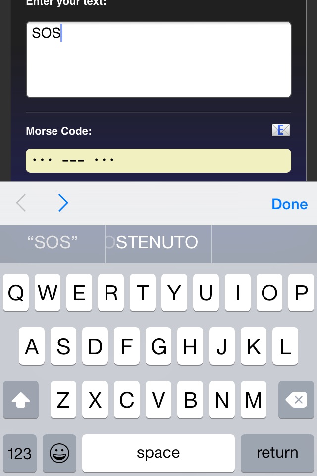 Morse Code screenshot 2