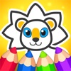 Animal coloring book for color